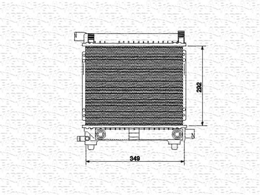 MAGNETI MARELLI Radiators, Motora dzesēšanas sistēma 350213534000